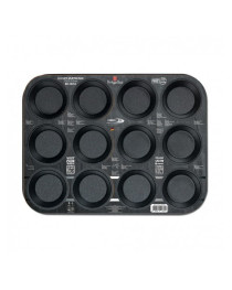 Форма для 12 мафінів Berlinger Haus Metallic Line Carbon Pro Edition (BH-1821)